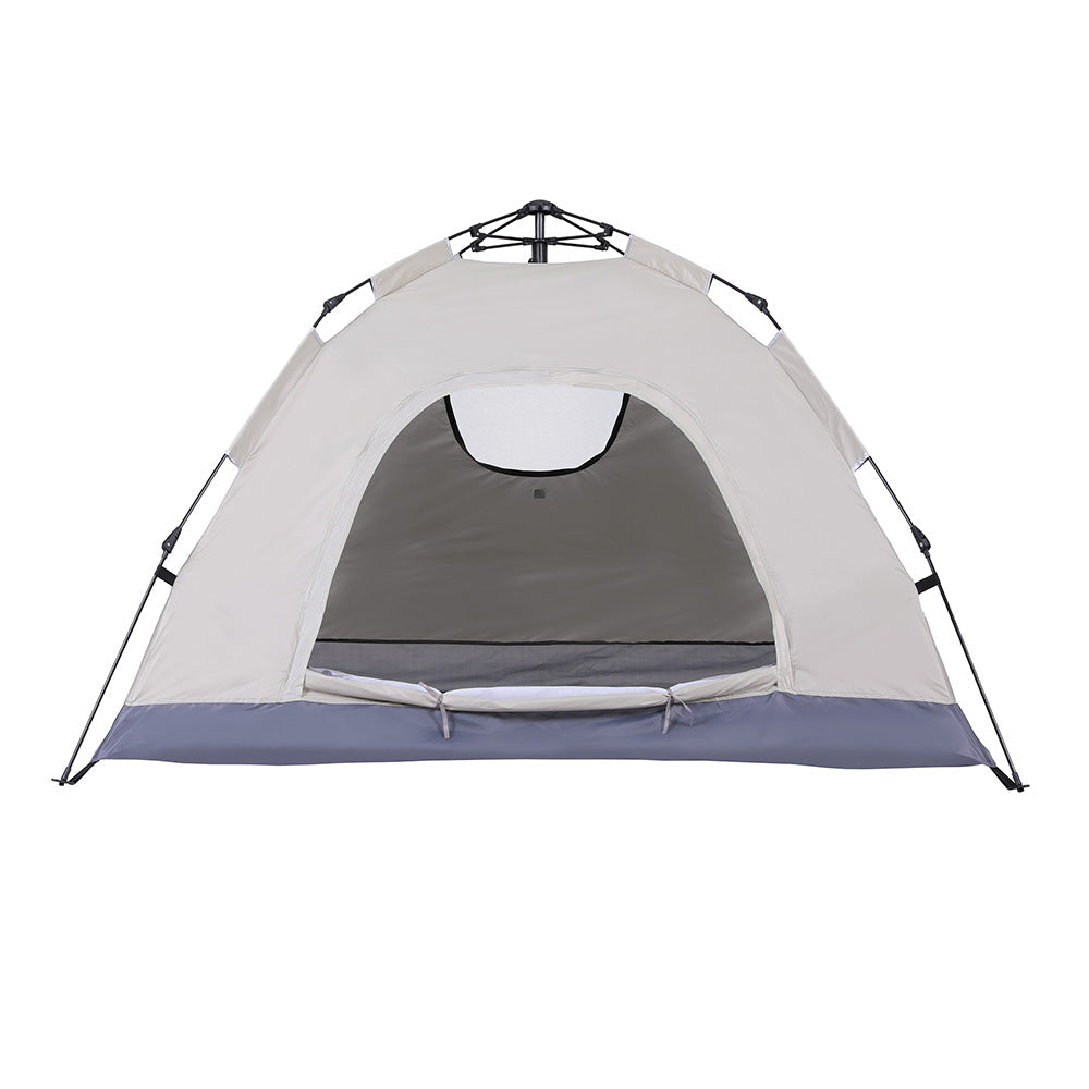 Instant Pop Up Camping Tent 2-3 Person - Weisshorn Beige