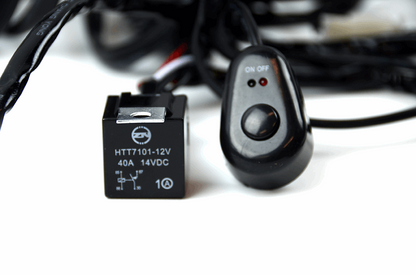 2 Way LED Driving Light Wiring Loom 12V/24V 40A