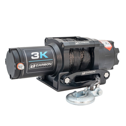 Carbon 3.0k 3000lb ATV - Trailer Winch, view 2