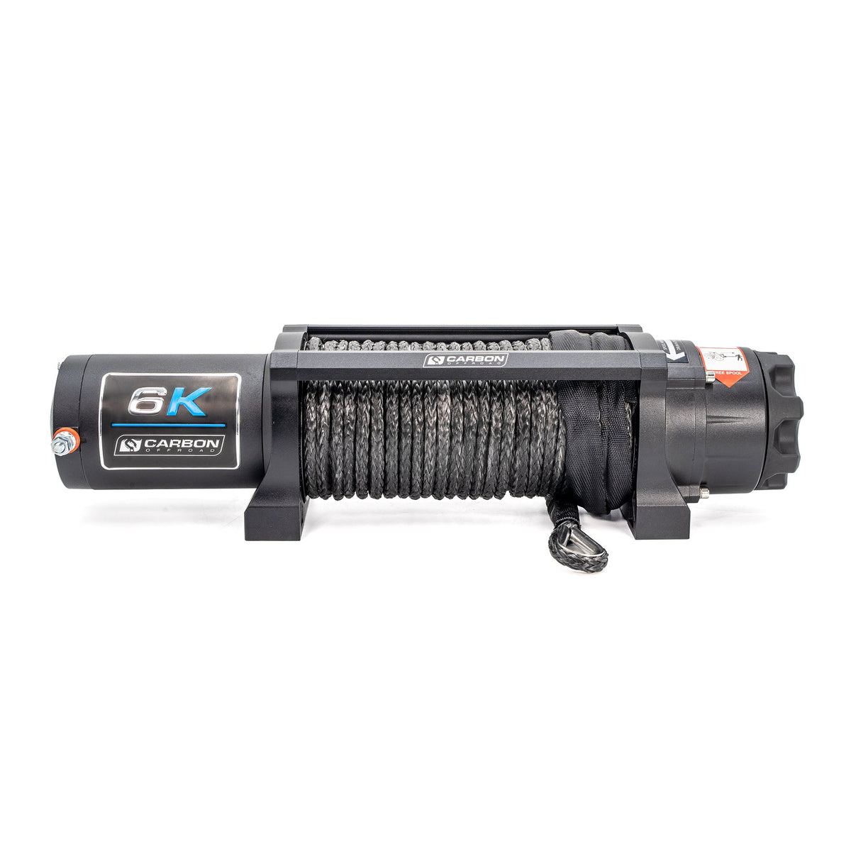 Carbon Offroad Long Drum 6000lb ATV - Small 4X4 Winch, view 5