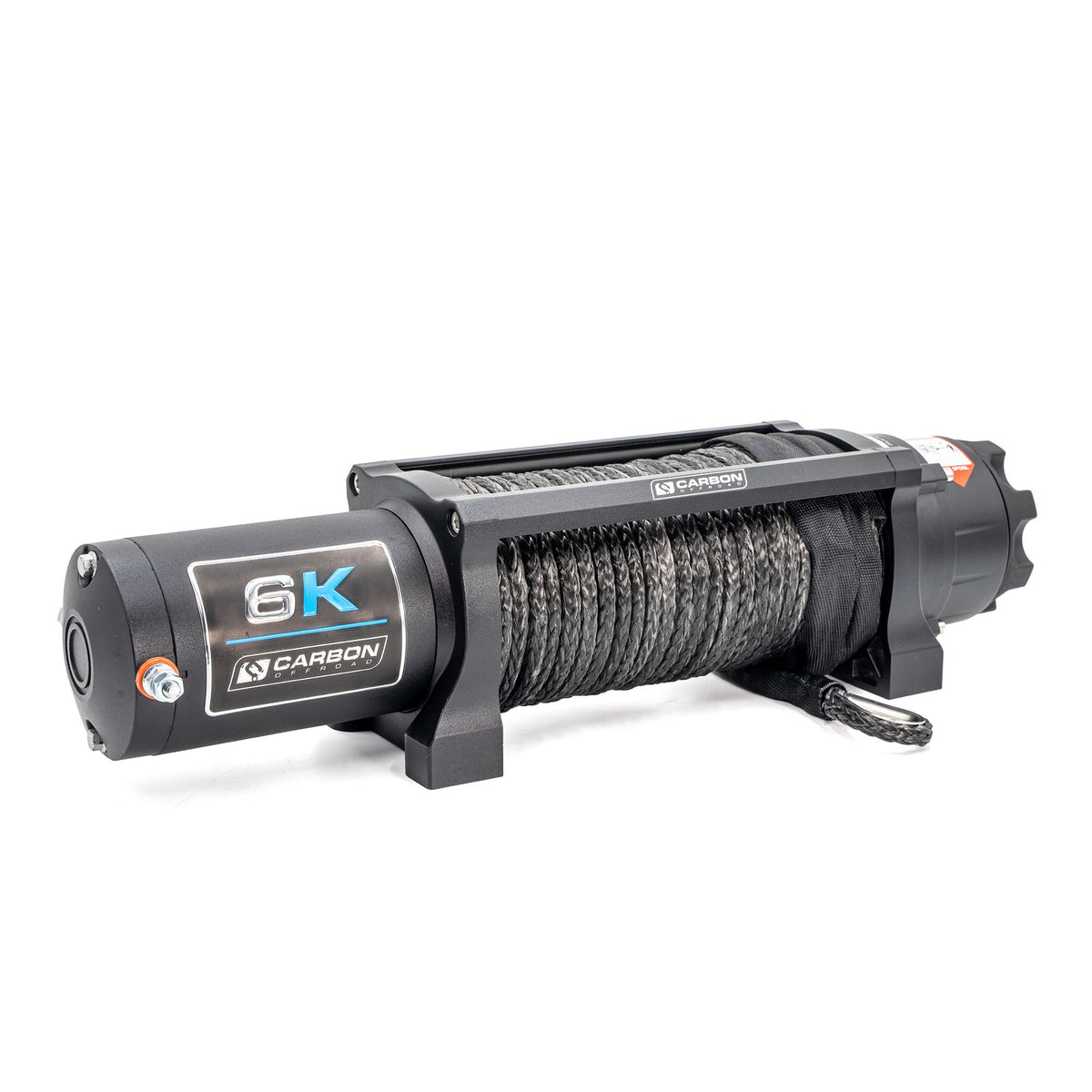 Carbon Offroad Long Drum 6000lb ATV - Small 4X4 Winch, view 6
