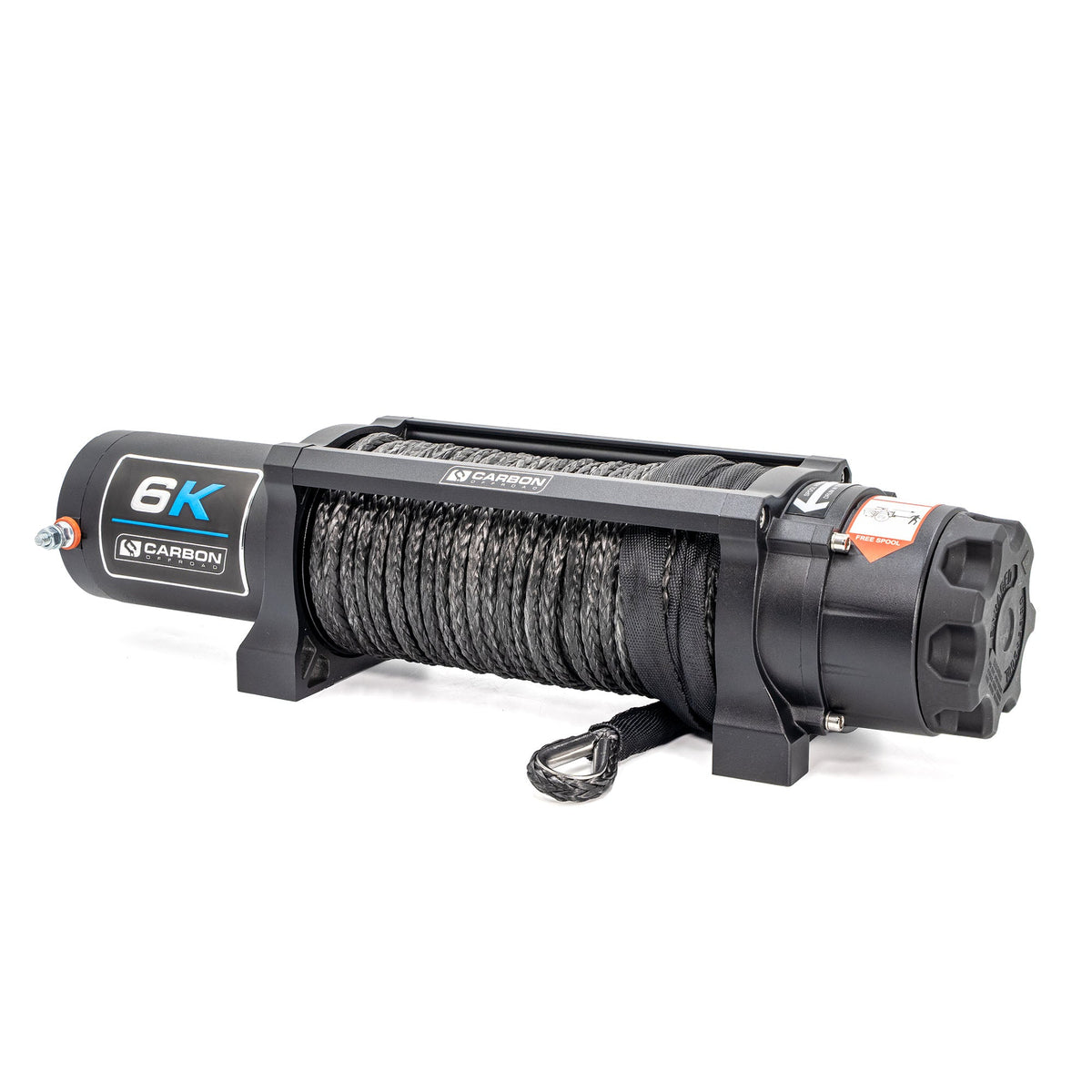 Carbon Offroad Long Drum 6000lb ATV - Small 4X4 Winch, view 7