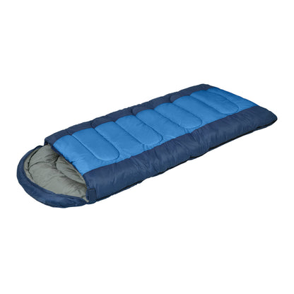 Mountview Sleeping Bag Outdoor Camping Blue, view 8