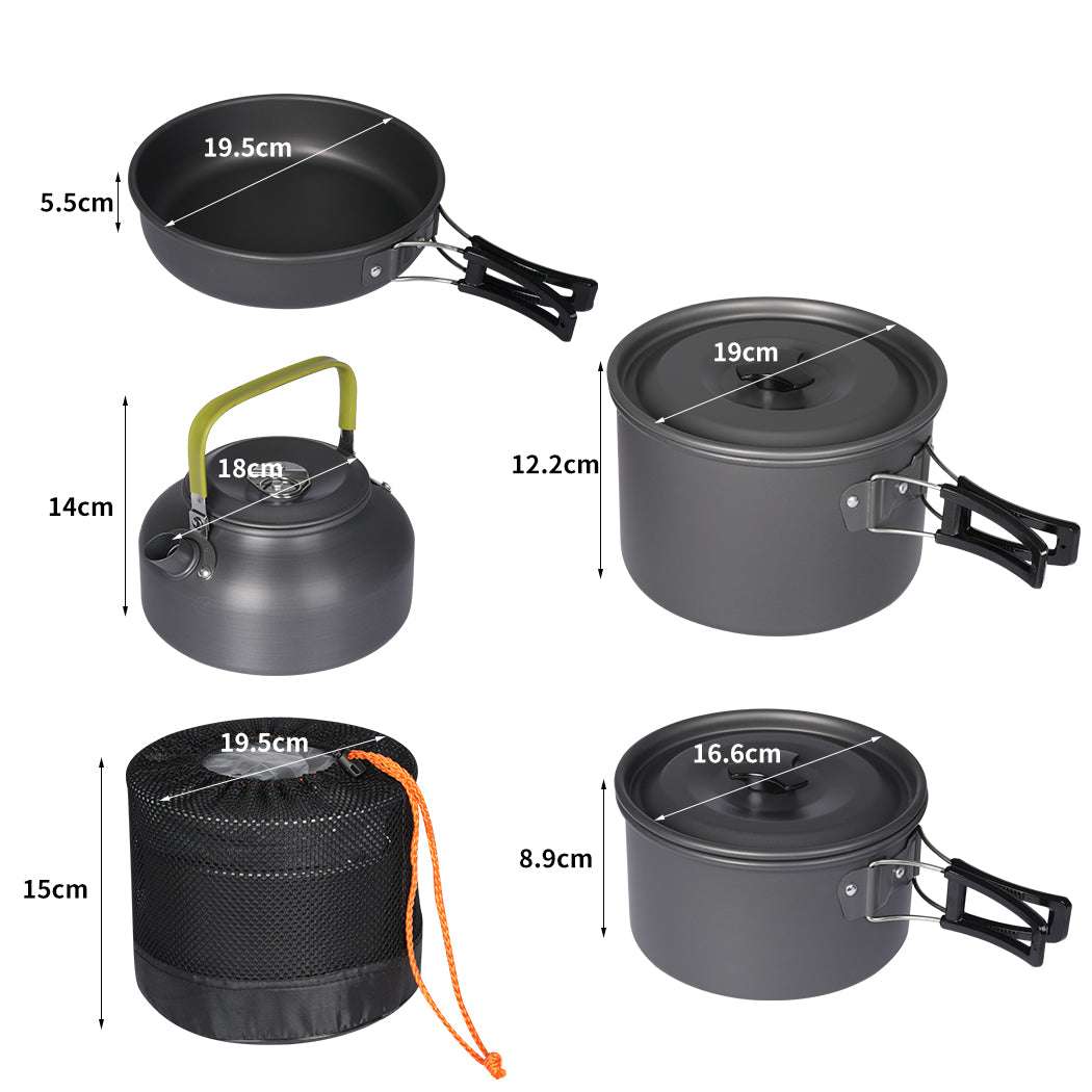 Toque 16Pcs Camping Cookware Set Outdoor, view 2