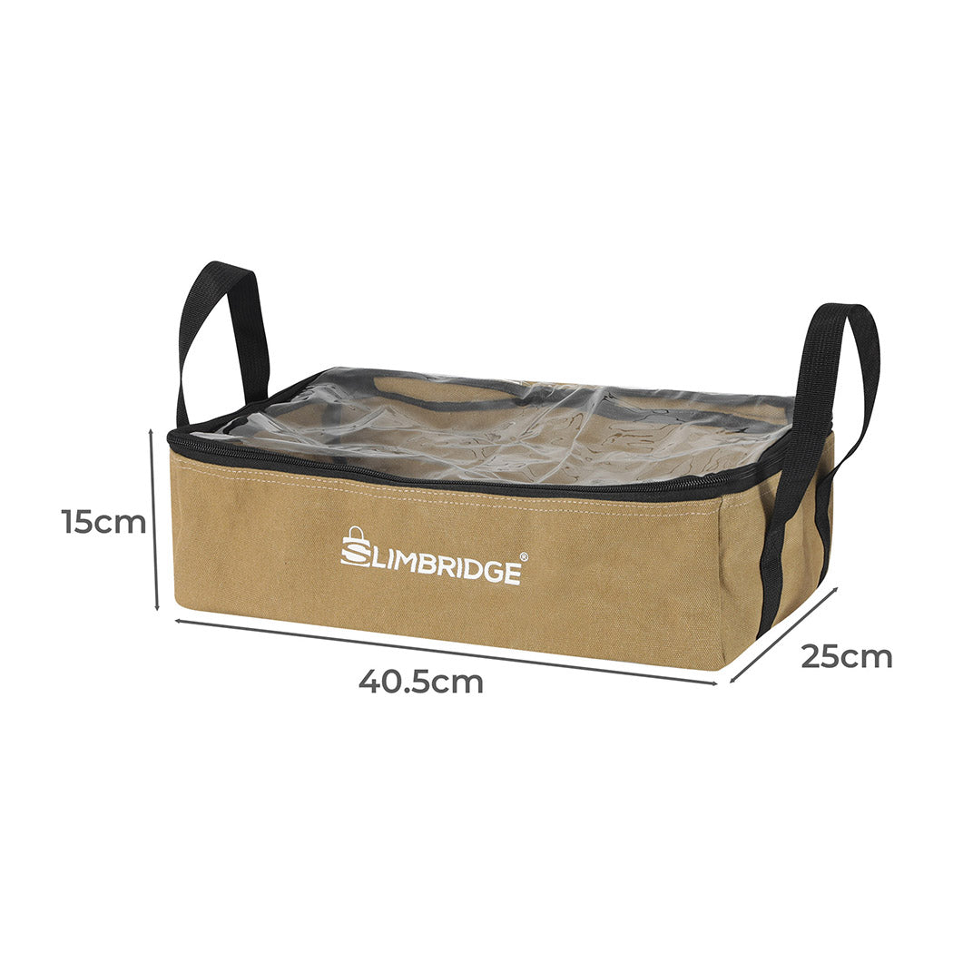 Slimbridge 3PCS Camping Canvas Storage Khaki, view 2