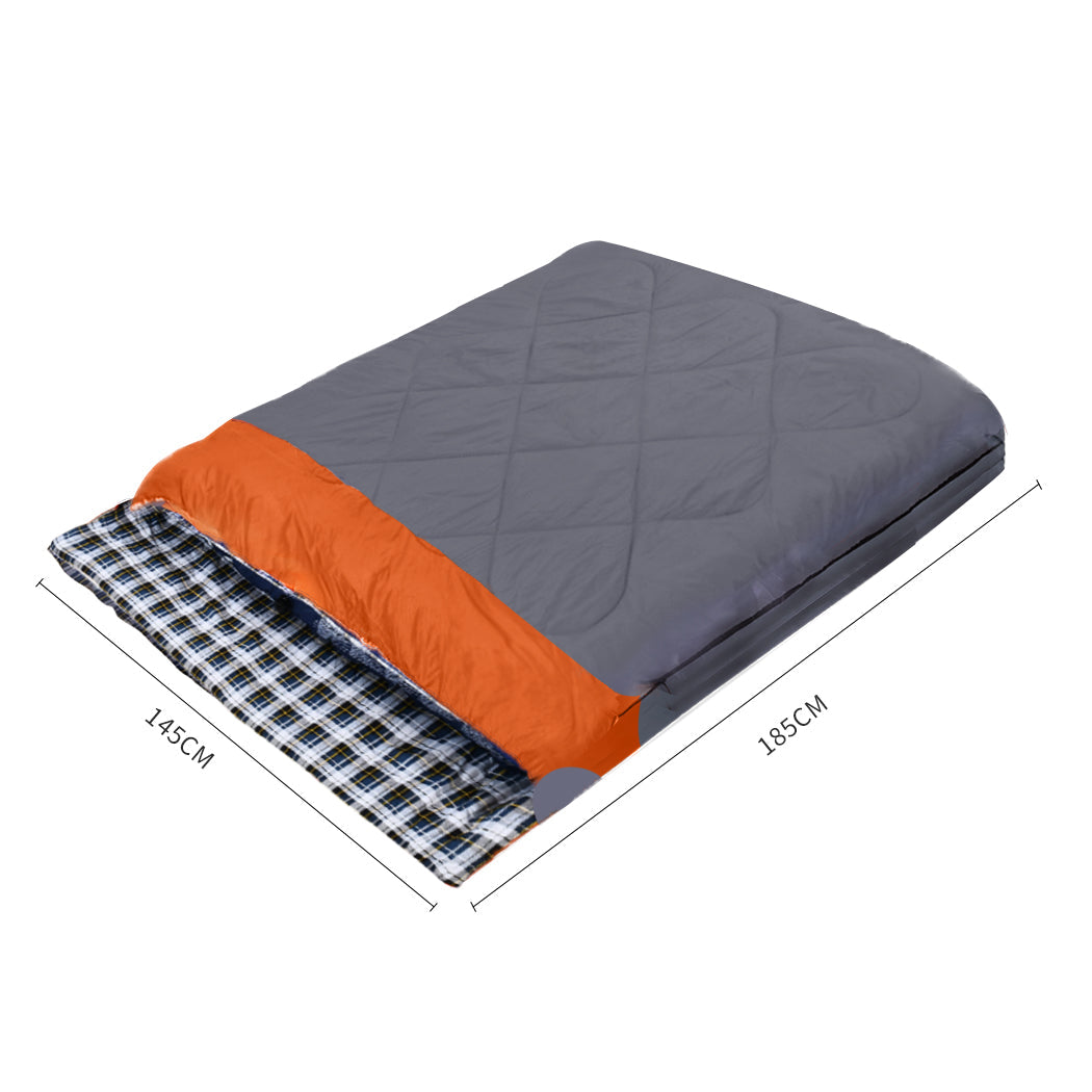 Mountview Double Sleeping Bag Bags Outdoor, view 2