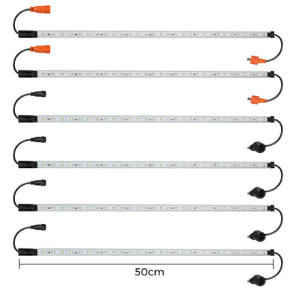 12V LED Strip Light Bar 6PCS Waterproof, view 2