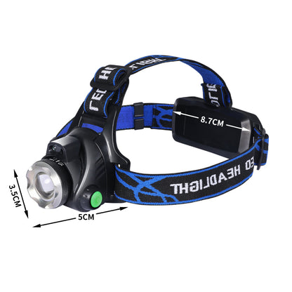 3x 500LM LED Headlamp Headlight Flashlight, view 2