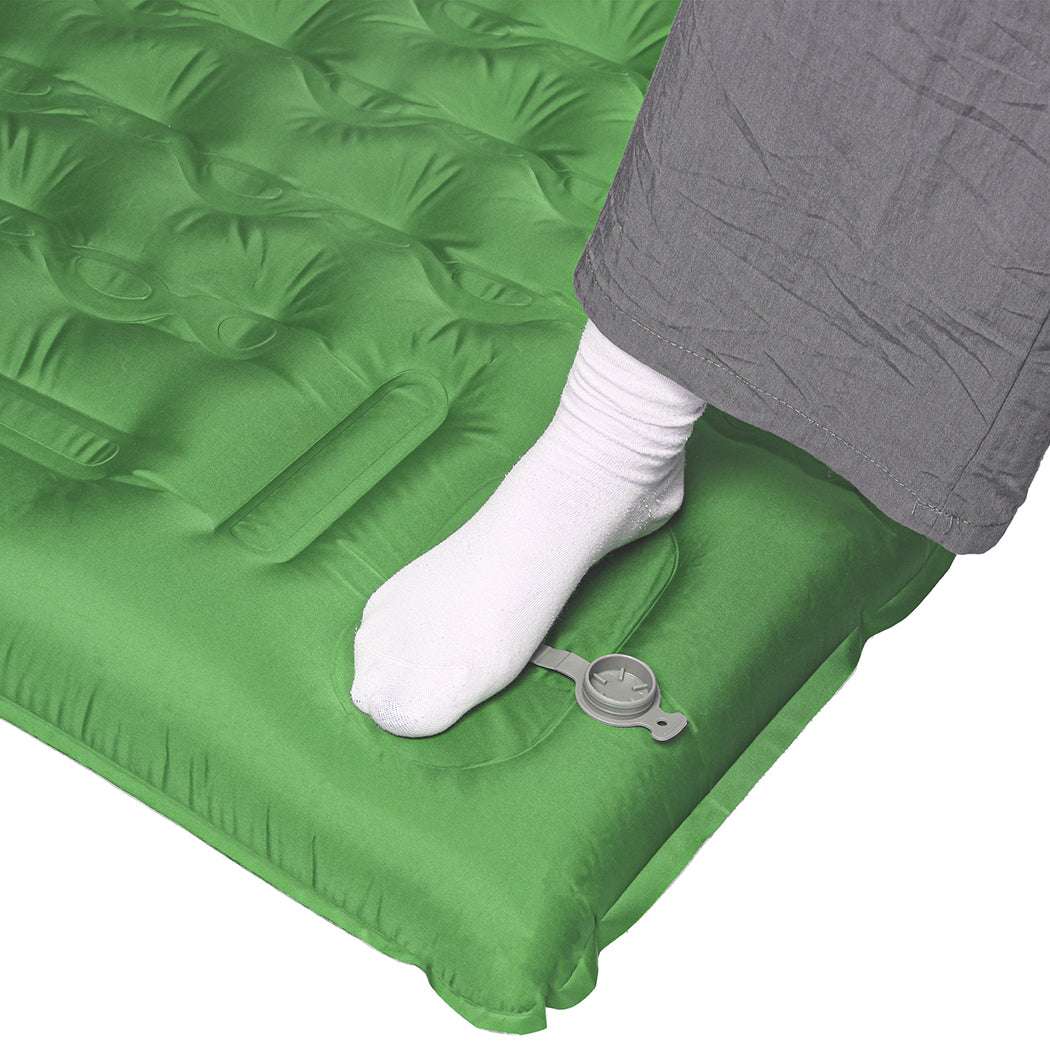 Mountview Double Camping Mattress 12cm with Foot Pump, view 3
