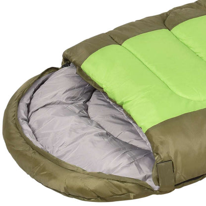 Mountview Sleeping Bag Outdoor Camping Green, view 4