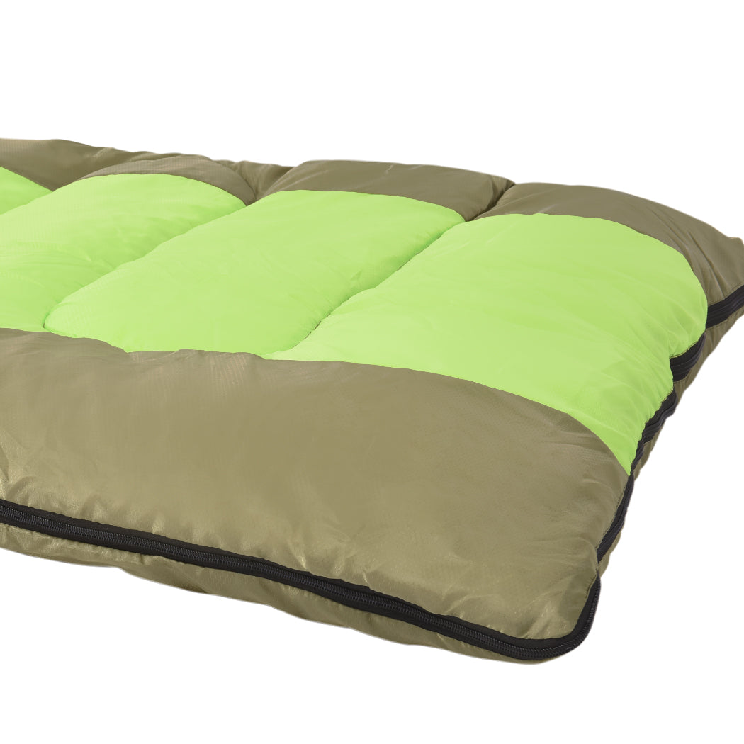 Mountview Sleeping Bag Outdoor Camping Green, view 5