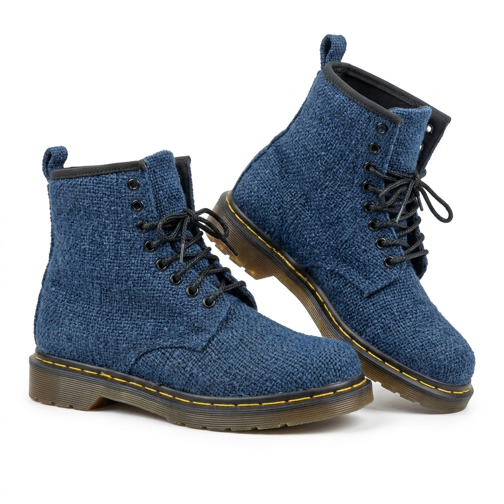 Vegan Hemp Hiking Boots - Namaste Artisans, view 2