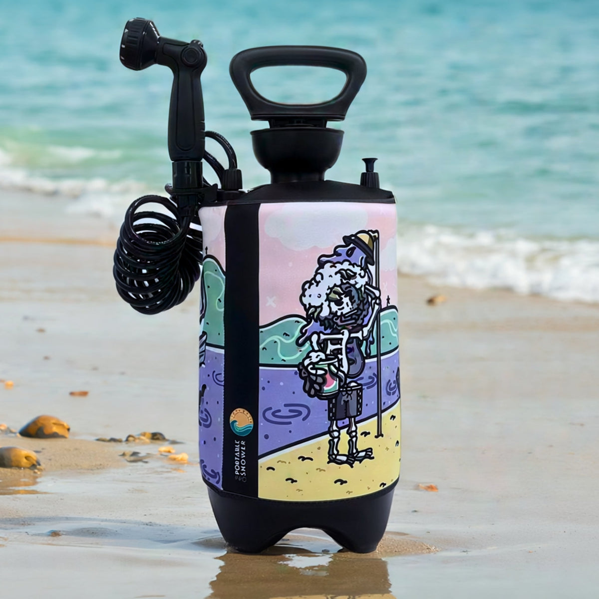 Portable Shower PRO Skully 10L, view 3