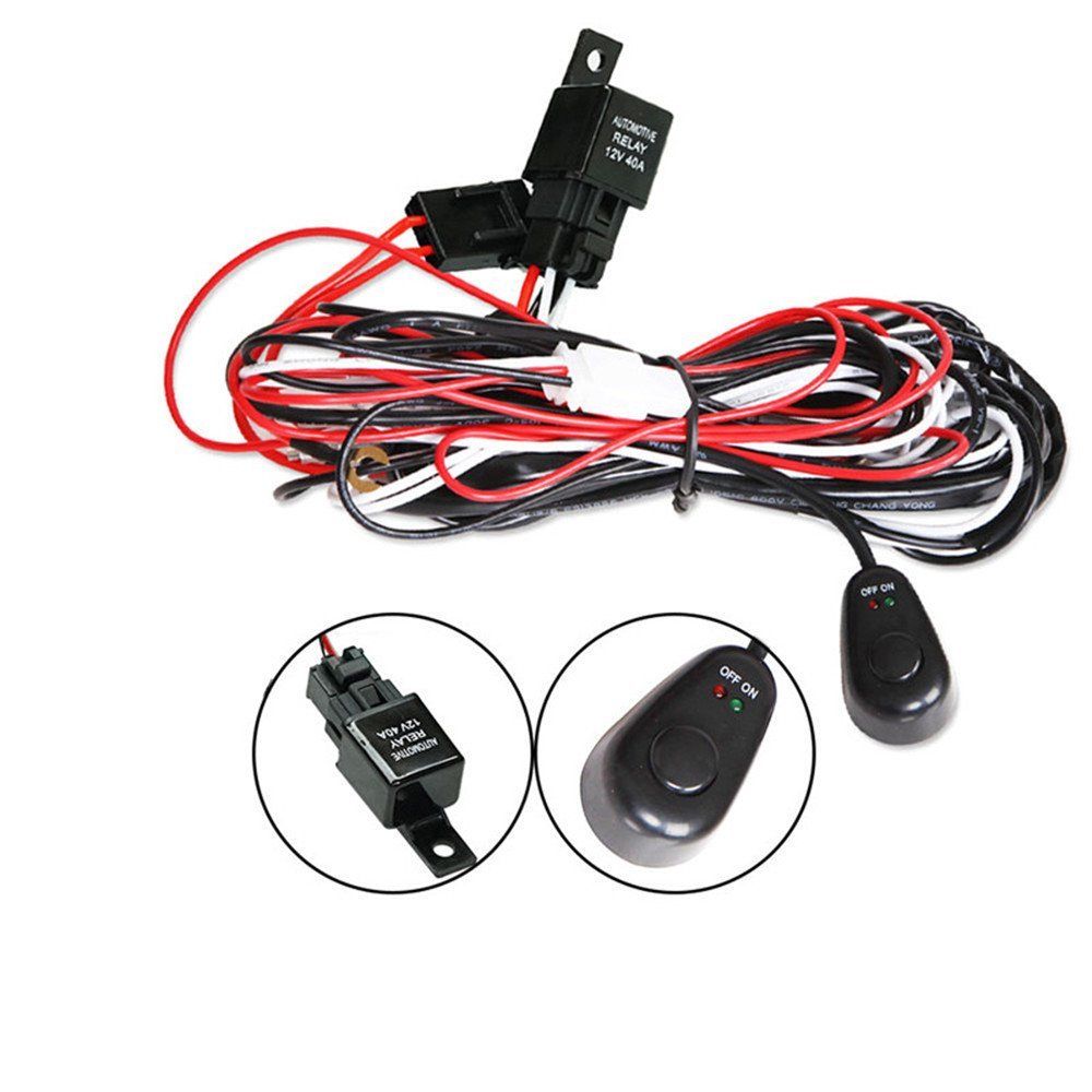 2 Way LED Driving Light Wiring Loom 12V/24V 40A, view 6