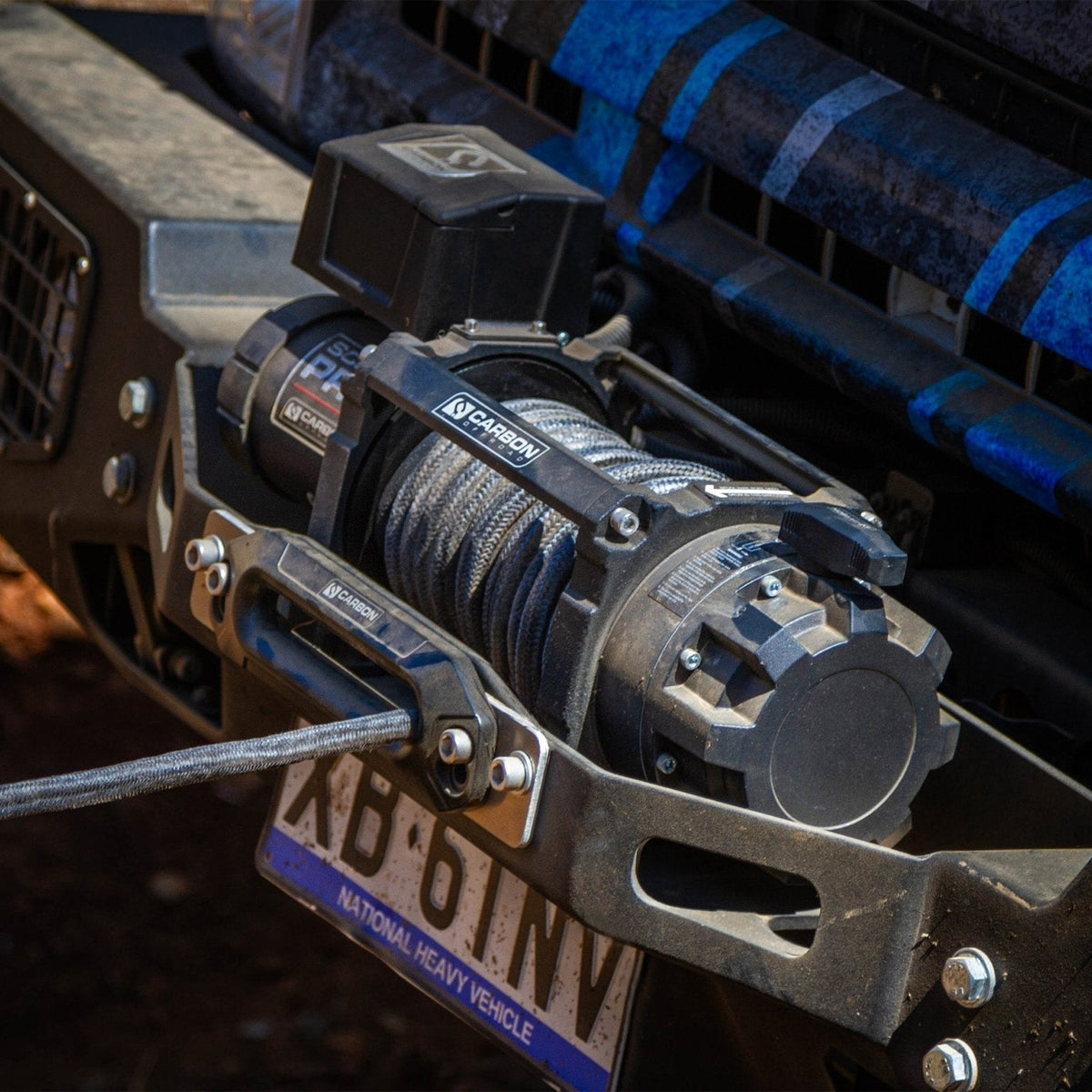 Carbon Scout Pro 20000lb Extreme Duty Truck Winch, view 2