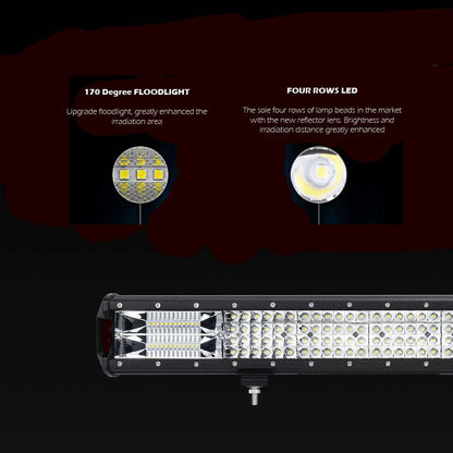 28 Inch Philips LED Light Bar Combo Beam, view 4