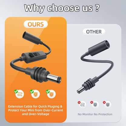Outcamp DC Extension Cable with Meter for Starlink Mini, view 4